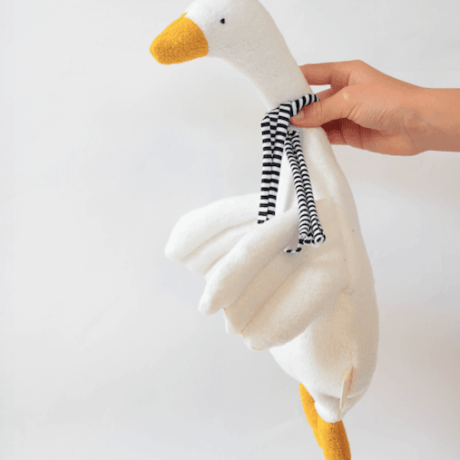 Gans GLORIA Schmusetuch / Schnuffeltuch / Schmusegans Schnittmuster : - Sewando