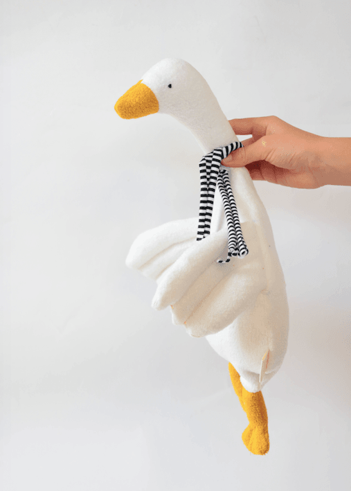 Gans GLORIA Schmusetuch / Schnuffeltuch / Schmusegans Schnittmuster - Sewando