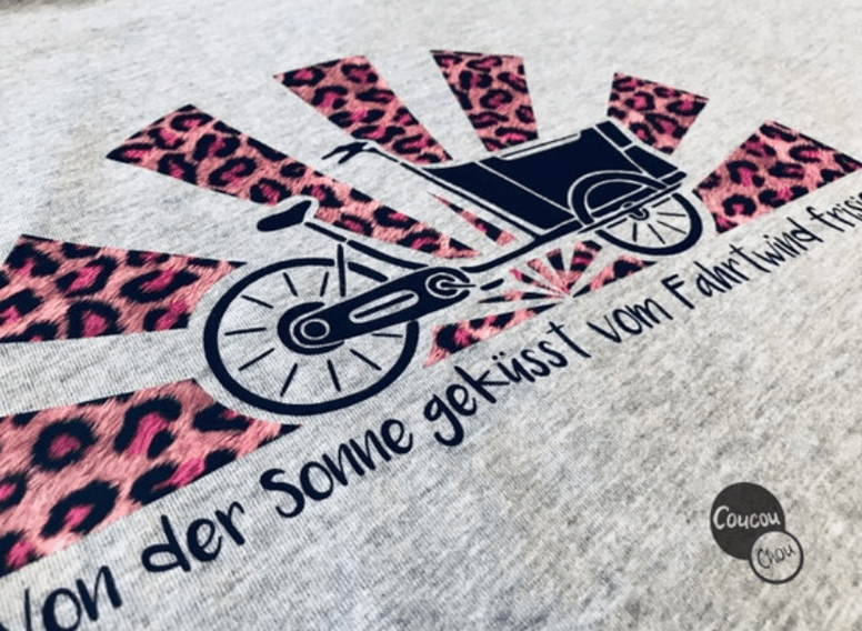 Plotterdatei Lastenrad svg dxf - Sewando