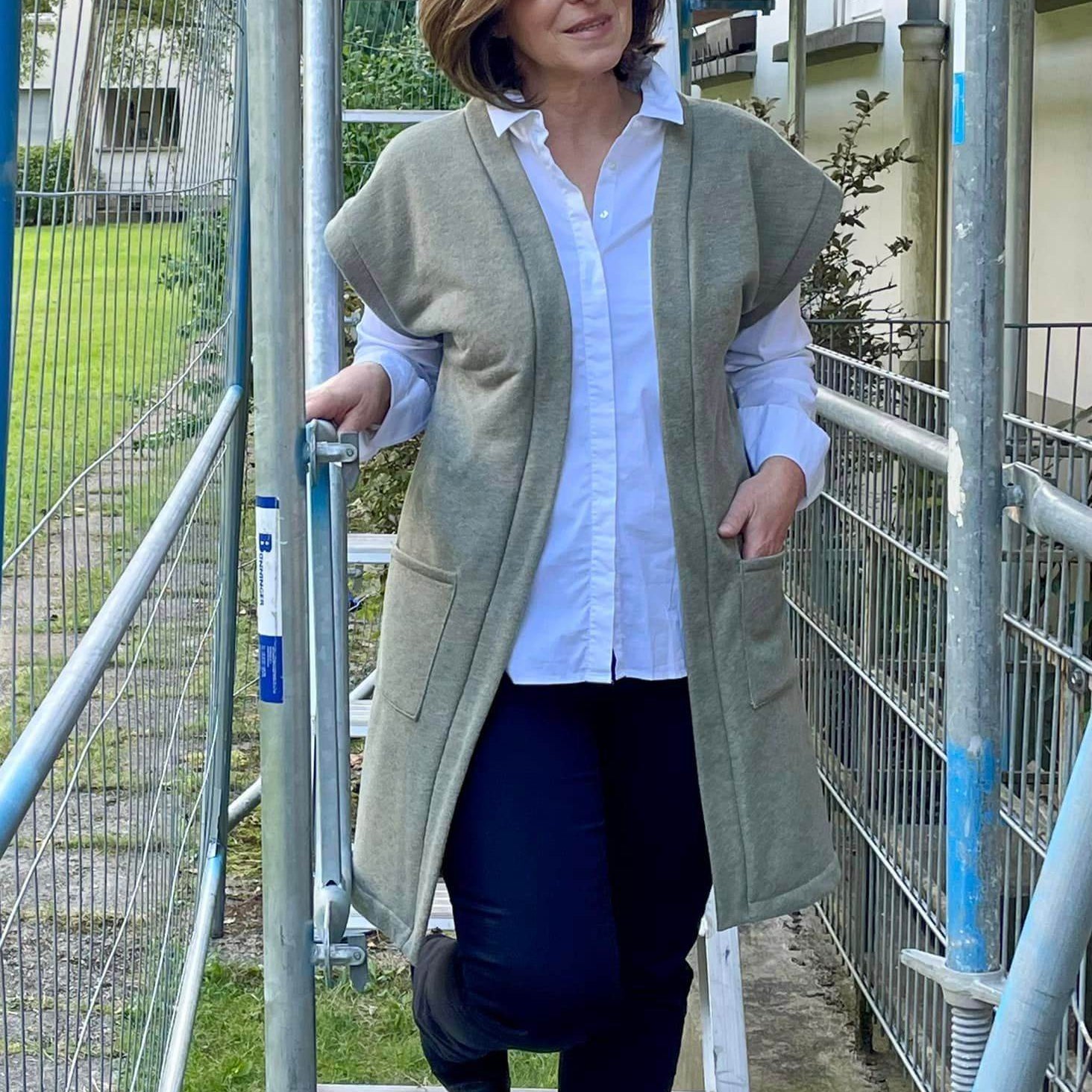 Schnittmuster Weste Cardigan Aske Gr. 32-56 - Sewando
