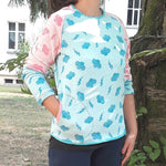 Raglan Sweater & Hoodie Schnittmuster+Nähanleitung Gr. XS-XL | BU 83-116 CM : - Sewando