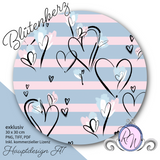 Stoffdesign exklusiv "Blütenherz Part1 A7" Hauptdesign