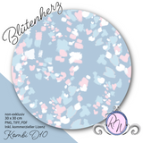 Stoffdesign non-exklusiv "Blütenherz D10" Kombidesign