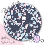 Stoffdesign non-exklusiv "Blütenherz D16" Kombidesign