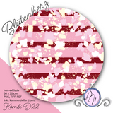 Stoffdesign non-exklusiv "Blütenherz D22" Kombidesign