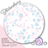 Stoffdesign non-exklusiv "Blütenherz D24" Kombidesign