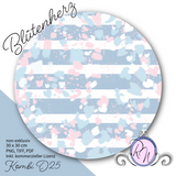 Stoffdesign non-exklusiv "Blütenherz D25" Kombidesign