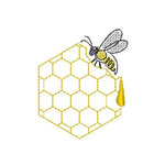 Stickdatei - Bienen-Monogramme A-Z - Sewando