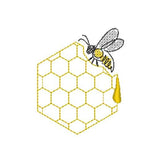 Stickdatei - Bienen-Monogramme A-Z - Sewando