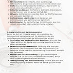 PDF- NÄHGUIDE 6 Nähtechniken für Anfänger + Bonus : - Sewando