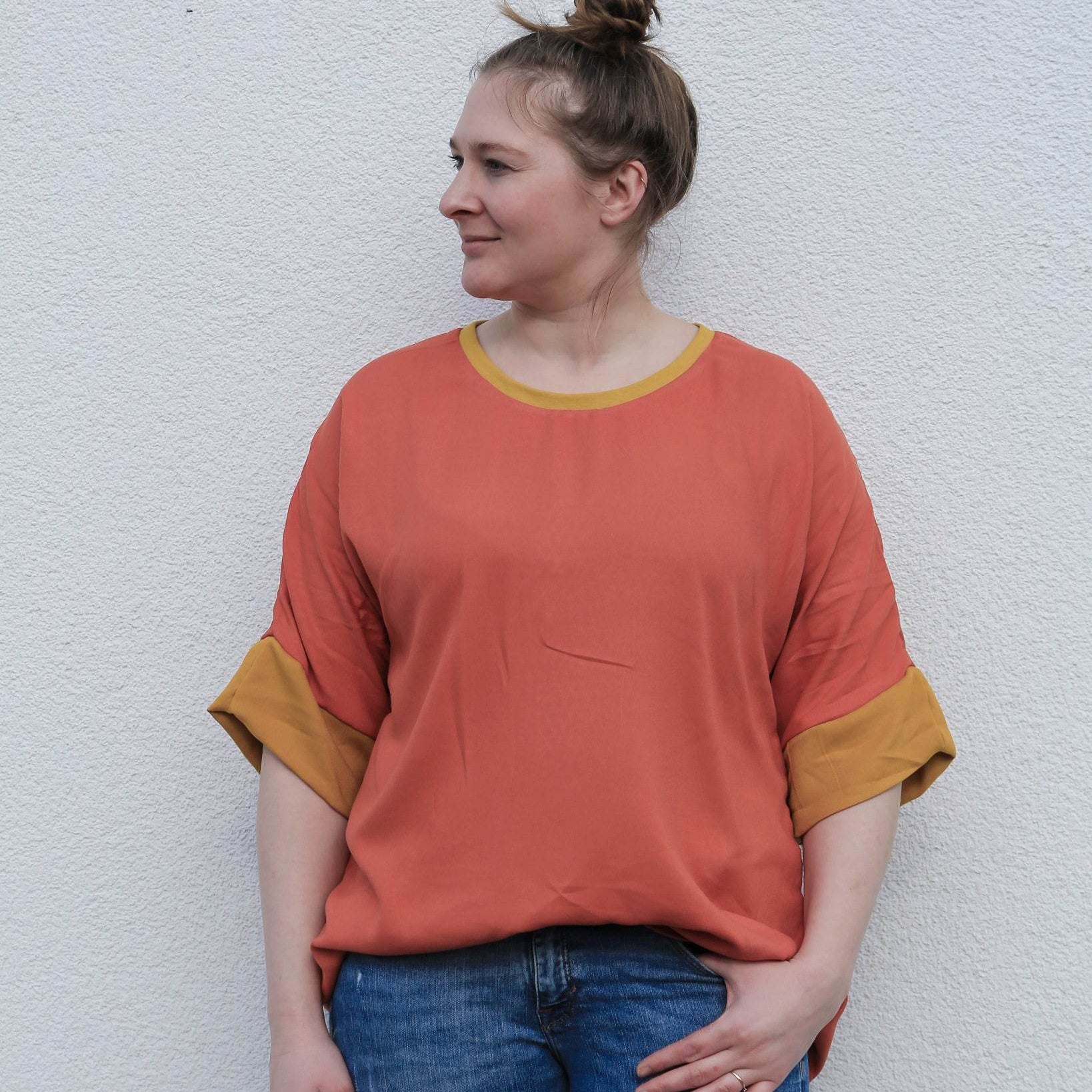 Schnittmuster Blusenshirt Blomst Gr. 32-50 - Sewando