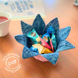 Blüten-Utensilo nähen, Foto-Anleitung, Schnittmuster in 3 Größen