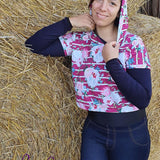 Schnittmuster Croptop "BlueWinterTop" Gr. 32-48