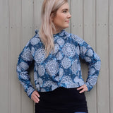 Schnittmuster Croptop "BlueWinterTop" Gr. 32-48