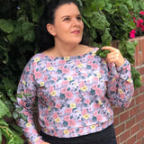 Schnittmuster Croptop "BlueWinterTop" Gr. 32-48