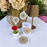 Stickdatei Sommerliebe Mosaik XXL Set 2692/10 Lichtbeutel, Untersetzer, Lichterkette und Blumenstecker