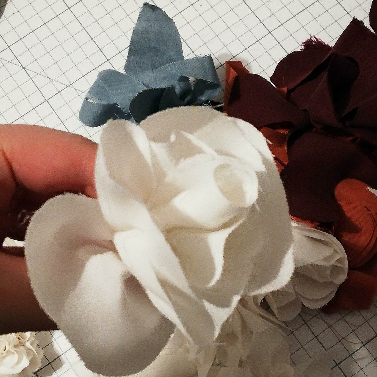 Stoffblüten #sewbeautiful - Sewando