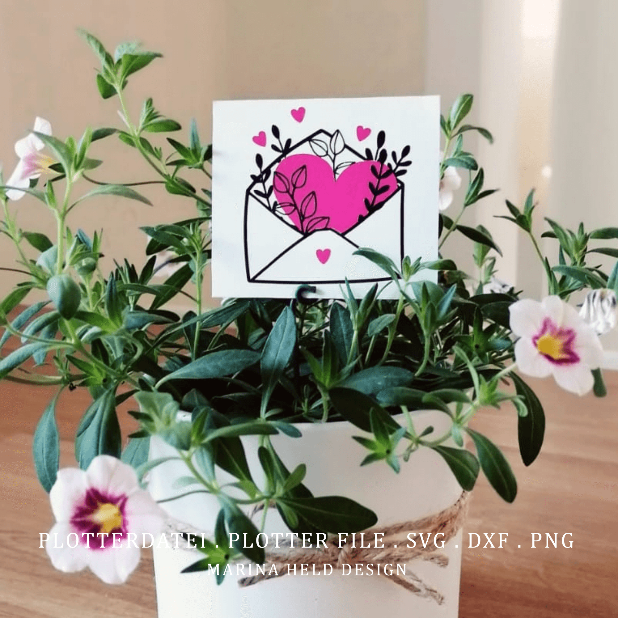Plotterdatei Blumenpost 3 Designs - Sewando
