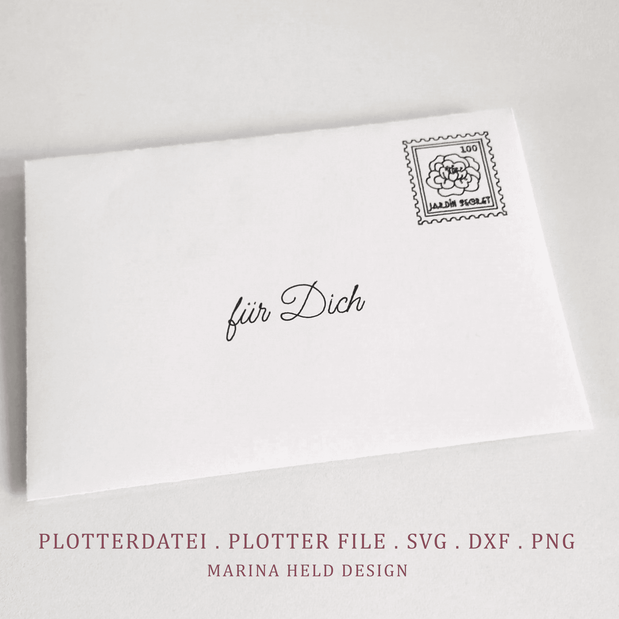 Plotterdatei Blumenpost Pop-Up Karte basteln - Sewando