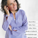 Schnittmuster Bluse Leonie Gr. 34–50 – PDF A4, A0 inkl. Anleitung - Sewando