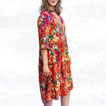 Schnittmuster Marie – Boho Bluse & Kleid mit Saumrüsche Gr. 34-50 / BU 80-116 - Sewando