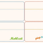 4x Stickdatei Besteckmappe Mahlzeit - Sewando
