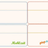4x Stickdatei Besteckmappe Mahlzeit - Sewando