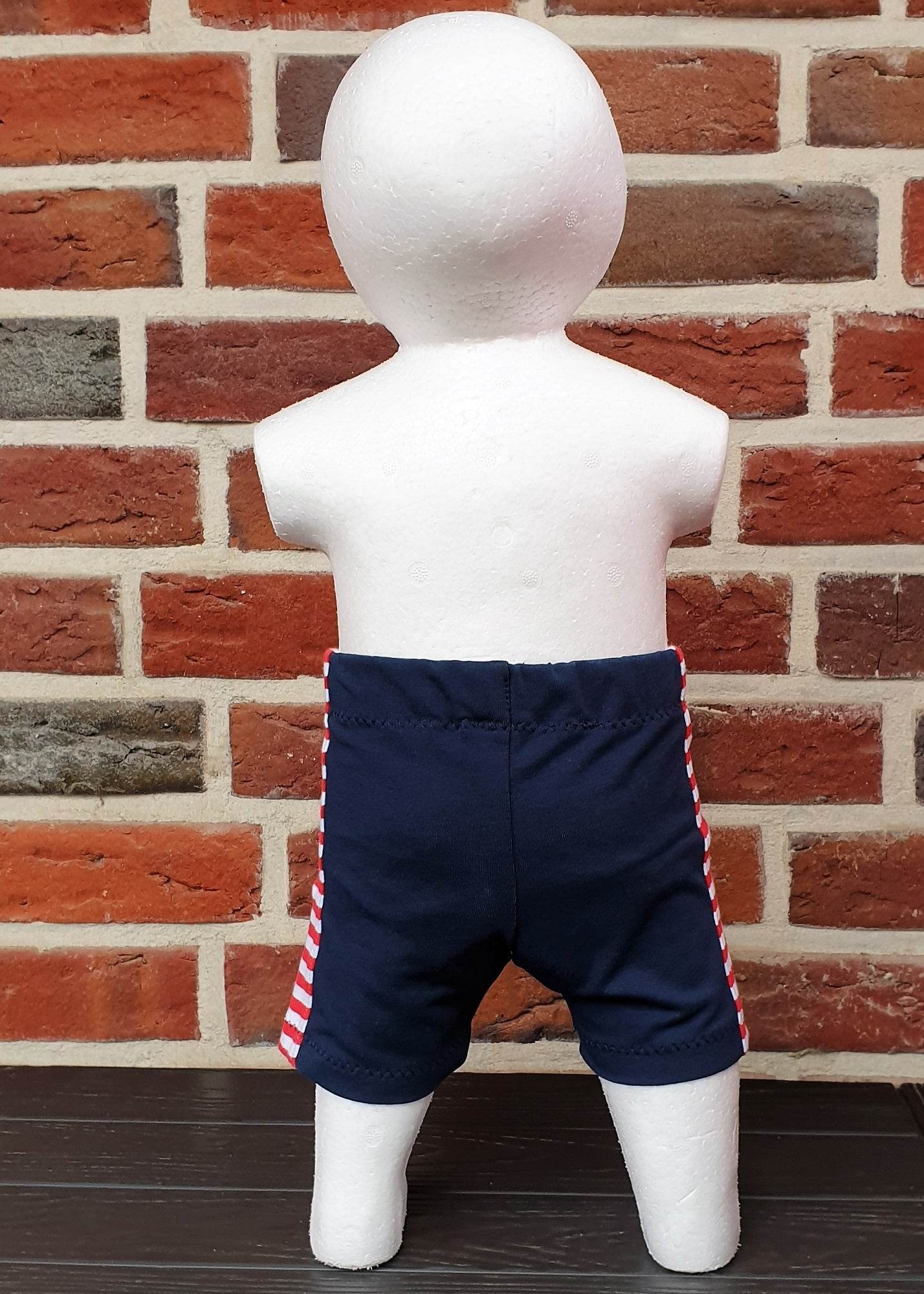 Bobby – Knieumspielende Babyshorts / Sommerhose Gr. 44-98 - Sewando