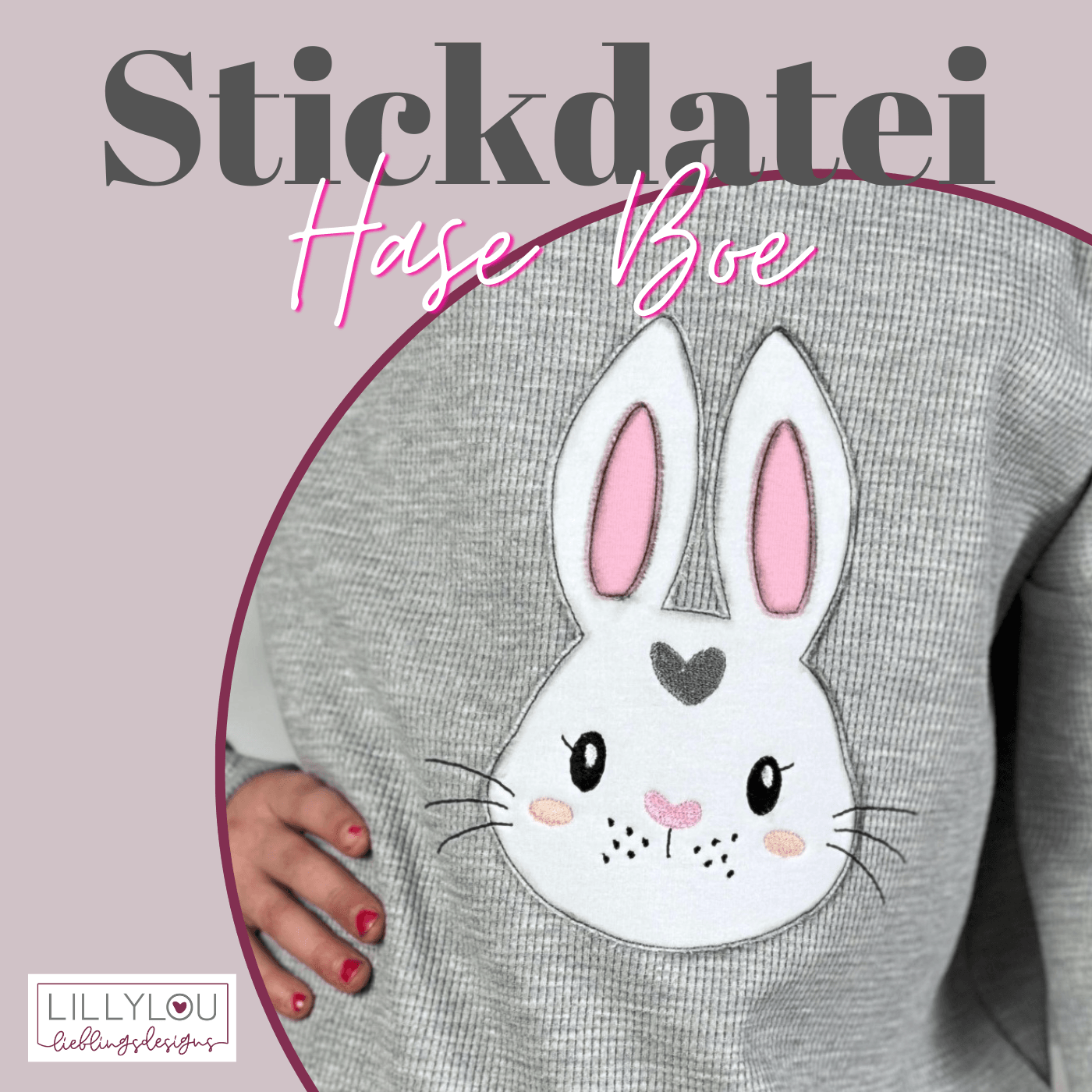 Stickdatei - Hase Benny & Boe - Sewando
