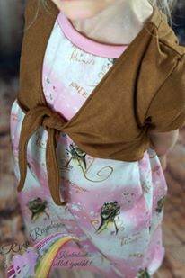 Happy Bibiane -Gr 74 - 164 - Ballontunika + Kleid mit Fake-Bolero Schnittmuster - Sewando