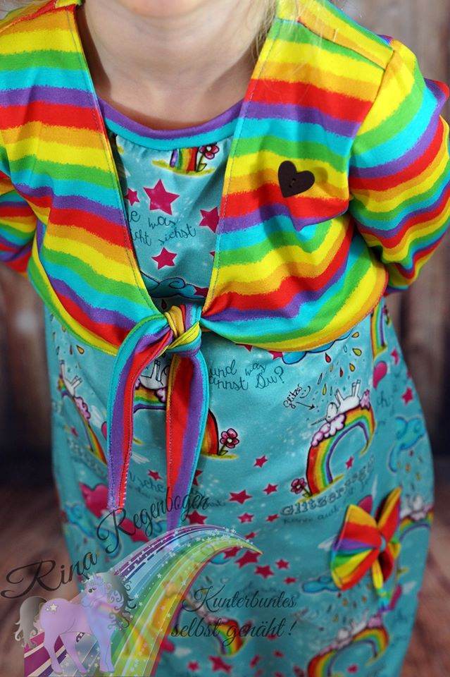 Happy Bibiane -Gr 74 - 164 - Ballontunika + Kleid mit Fake-Bolero Schnittmuster - Sewando