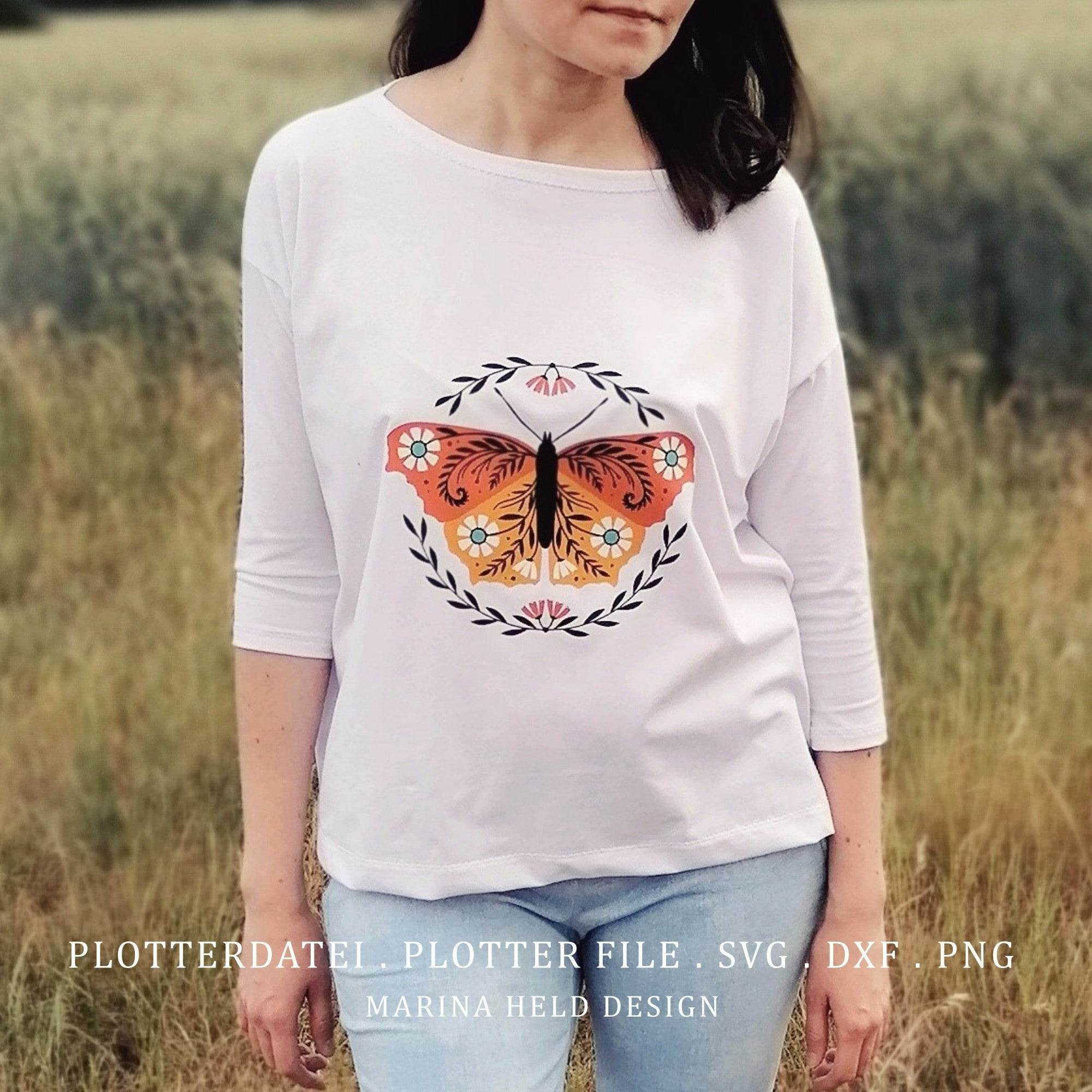 Plotterdatei Boho Schmetterling - Sewando
