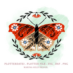 Plotterdatei Boho Schmetterling - Sewando