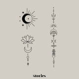 Digitale Plotterdatei - Boho Mond & Sonne Design | 3-teiliges Set - Sewando