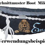 Stickdatei Applikation Cocker Spaniel "Merle"- realistisch - FÜR HELLE & DUNKLE STOFFE