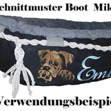 Stickdatei Applikation Boxer "Whisky" - realistisch - FÜR HELLE & DUNKLE STOFFE