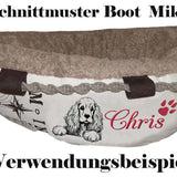 Stickdatei Cocker Spaniel  "Merle" - realistisch - FÜR HELLE STOFFE
