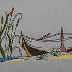 Stickdatei Boot im Schilf - Sewando