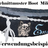 Stickdatei Applikation Chihuahua "Betty"- realistisch - FÜR HELLE & DUNKLE STOFFE