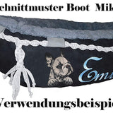 Stickdatei Applikation Französische Bulldogge "Luna" - realistisch - FÜR HELLE & DUNKLE STOFFE