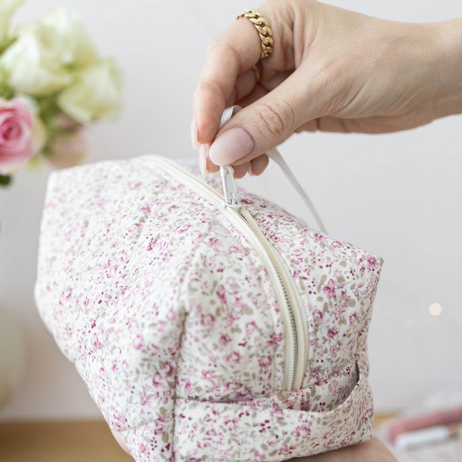 Quilt Kosmetiktasche PDF Schnittmuster - Sewando