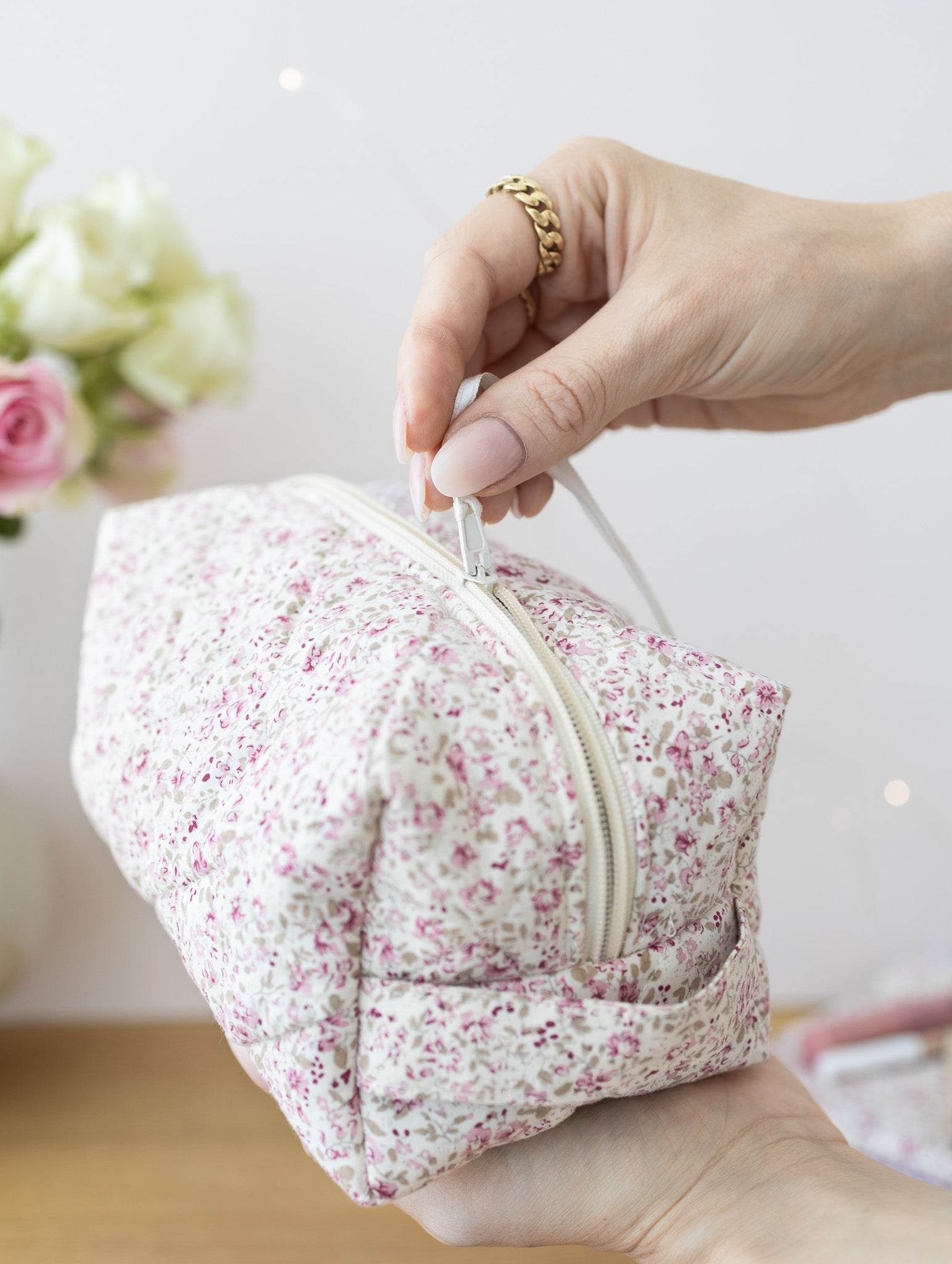 Quilt Kosmetiktasche PDF Schnittmuster - Sewando