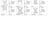 Stickdatei Schwein Boy Set In the Hoop XXL Set 992 - Sewando