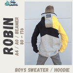 Schnittmuster *Boys Sweater Robin* #Hoodie Gr. 80-176 - Sewando