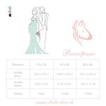 Brautpaar Stickdatei – Schwangere Braut im Hochzeitskleid - Sewando