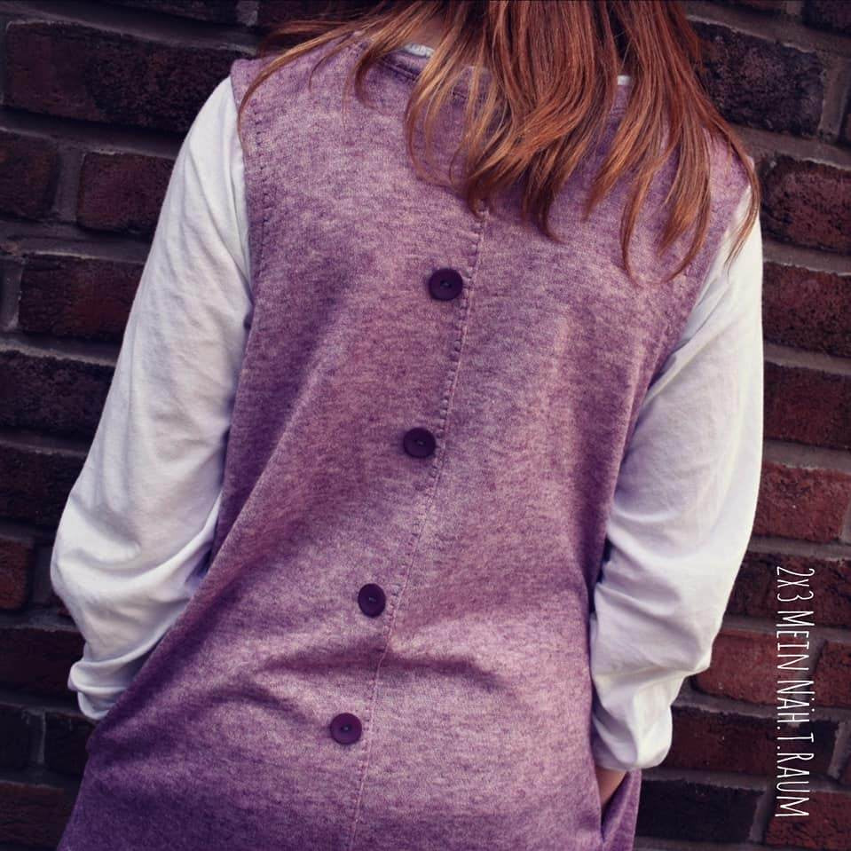 Happy Lysan - Gr 86 - 164 - Shirt mit Cardigan + Mantel Schnittmuster - Sewando