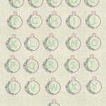 Stickdatei Schlüsselanhänger Buchstaben mit Blumen ABC Set 968 - Sewando