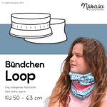 Schnittmuster Bündchenloop (Kopfumfang 50 - 62 cm) - Sewando