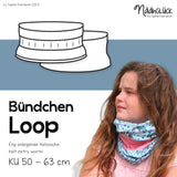 Schnittmuster Bündchenloop (Kopfumfang 50 - 62 cm) - Sewando