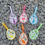 Stickdatei Set Ostersillhouetten Scherenschnitte Frühlingsdeko & Frohe Ostern - Sewando